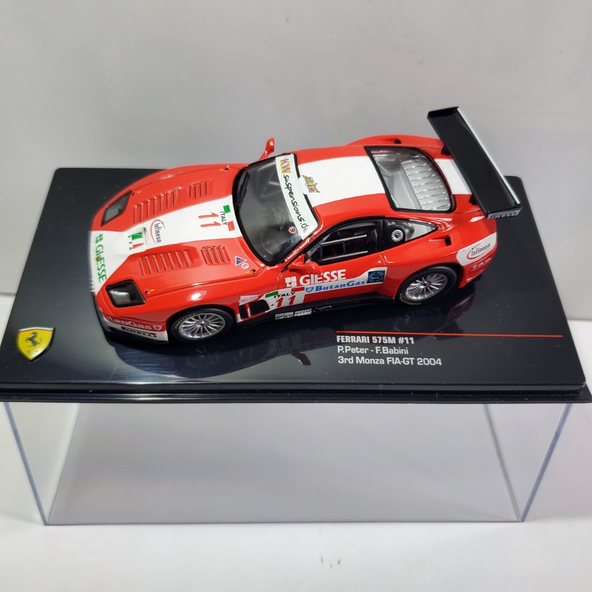 IXO イクソ 1/43 「Ferrari F575M #11 3rd Monza FIA-GT 2004 RED 」 フェラーリ モンツァ 新品未使用 805拍卖