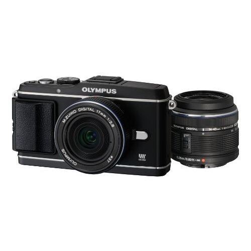 中古 1年保証 美品 OLYMPUS PEN E-P3 ツインレンズキット ブラック拍卖