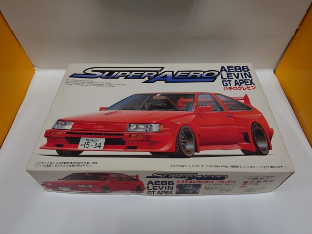 B-0944 未組立品◇プラモデル フジミ 1/24スーパーエアロ AE86 LEVIN GT APEX ハチロクレビン拍卖