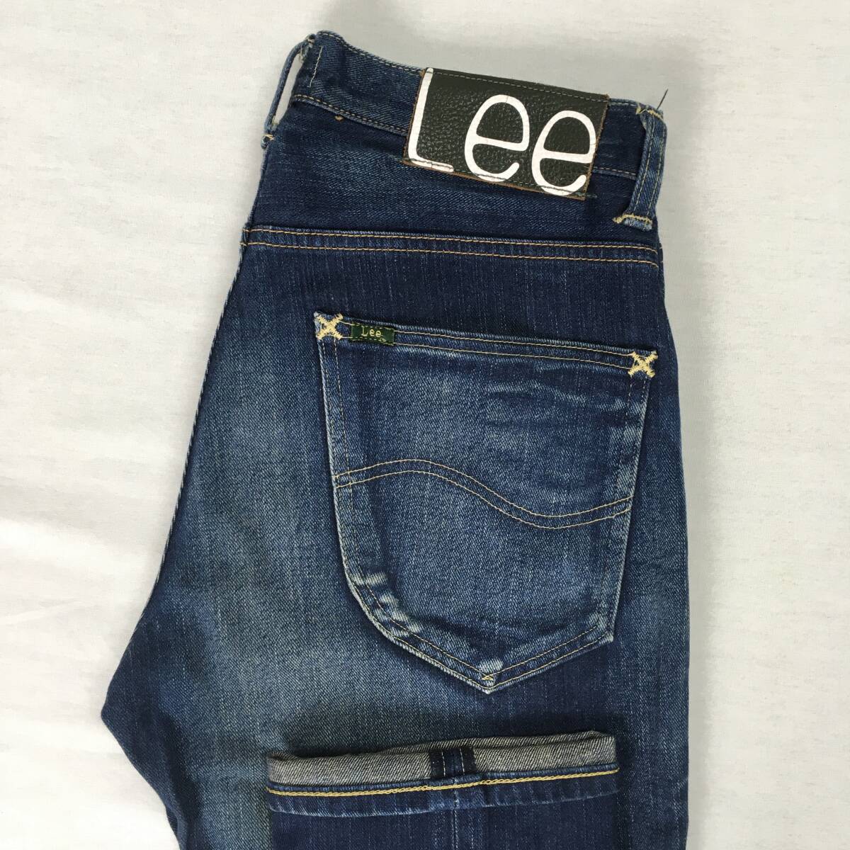 Lee リー LM9301 日本製 101 レギュラーナロー ストレッチ デニム パンツ ジーンズ W29 ジップフライ ユーズド加工拍卖