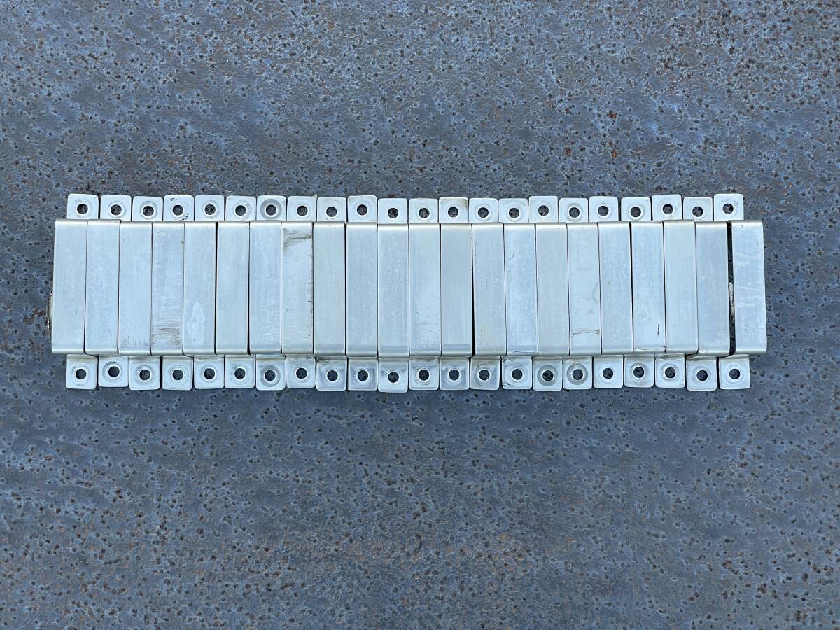 角パイプ用取付金具★ステンレス製★100mm×50mm★22点★即決★金具22U拍卖