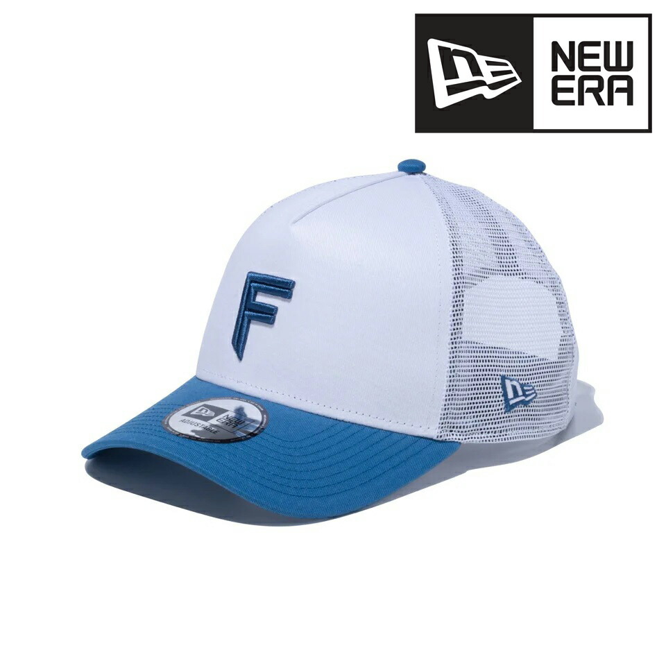 NEWERA 9FORTY A-Frame 940 北海道日本ハムファイターズ メッシュキャップ キャップ 日本ハム 応援グッズ ホワイト×ブルー 拍卖