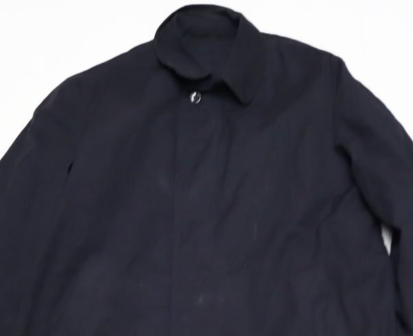 MJ71米軍実物NAVYアメリカ古着ステンカラーコート80’Sビンテージ38ミリタリージャケット黒系チンスト付きMナム戦オールド&レトロスタ拍卖