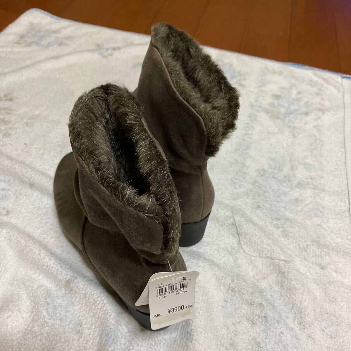 モコモコブーツ レディース 23センチ程度拍卖