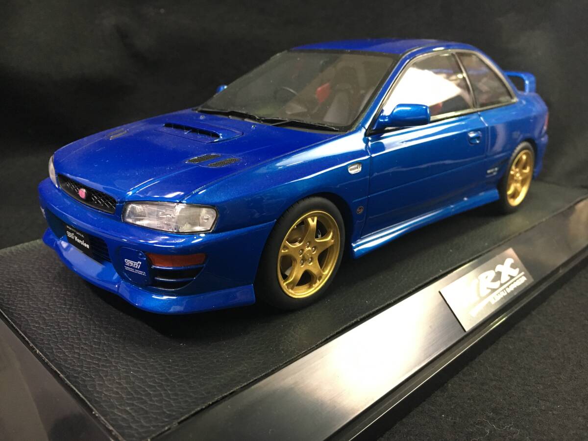 ●再々値下げ● ホビージャパン 1/18 スバル インプレッサ WRX タイプR STi バージョンIV Vリミテッド (GC8) 1998 ソニックブルーマイカ拍卖