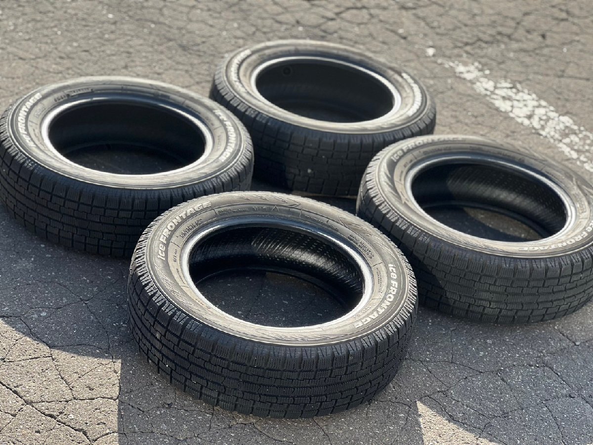 ★ バリ山!TOYO アイスフロンテージ ice FRONTAGE 175/65R14 2018年製 14インチ スタッドレスタイヤ 8~9分山! 4本セット 札幌 T-1144拍卖