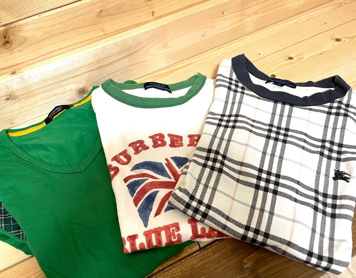 ■Burberry バーバリー 半袖 ゴルフ シャツ 3着セット S M 2 サイズ ゴルフウェア★拍卖