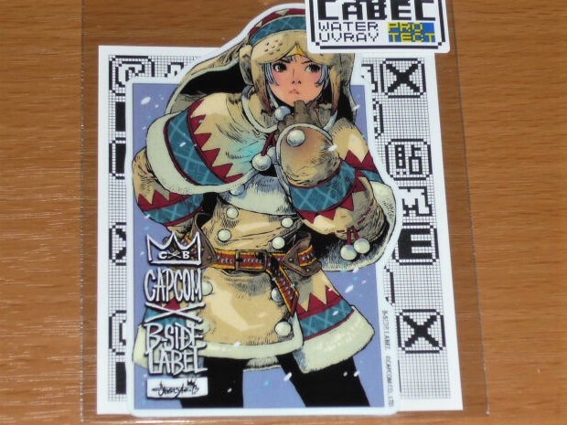 ◆モンハン ステッカー◆ウルク装備女◆B-SIDE LABEL◆カプコン◆拍卖
