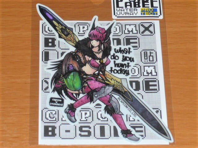 ◆モンハン ステッカー◆ジャナフ装備 ◆B-SIDE LABEL◆カプコン◆拍卖