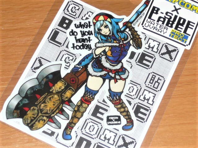 ◆モンハン ステッカー◆アシラ装備◆B-SIDE LABEL◆カプコン◆拍卖