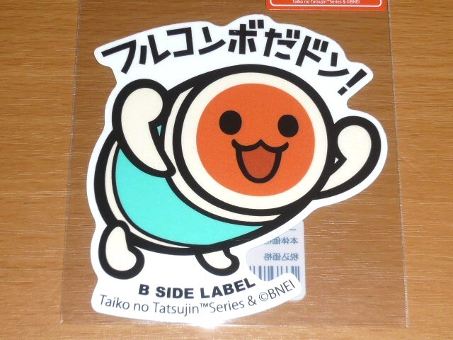 ◆太鼓の達人 フルコンボだドン 和田どん◆コラボ ステッカー◆B-SIDE LABEL◆拍卖