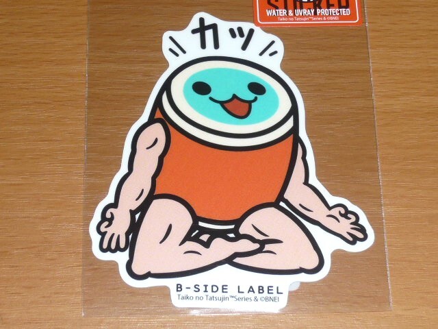 ◆太鼓の達人 カッ〟立つカツ◆コラボ ステッカー◆B-SIDE LABEL◆拍卖