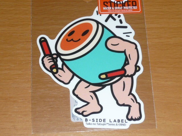 ◆太鼓の達人〝ドン〟立つドン◆コラボ ステッカー◆B-SIDE LABEL◆拍卖