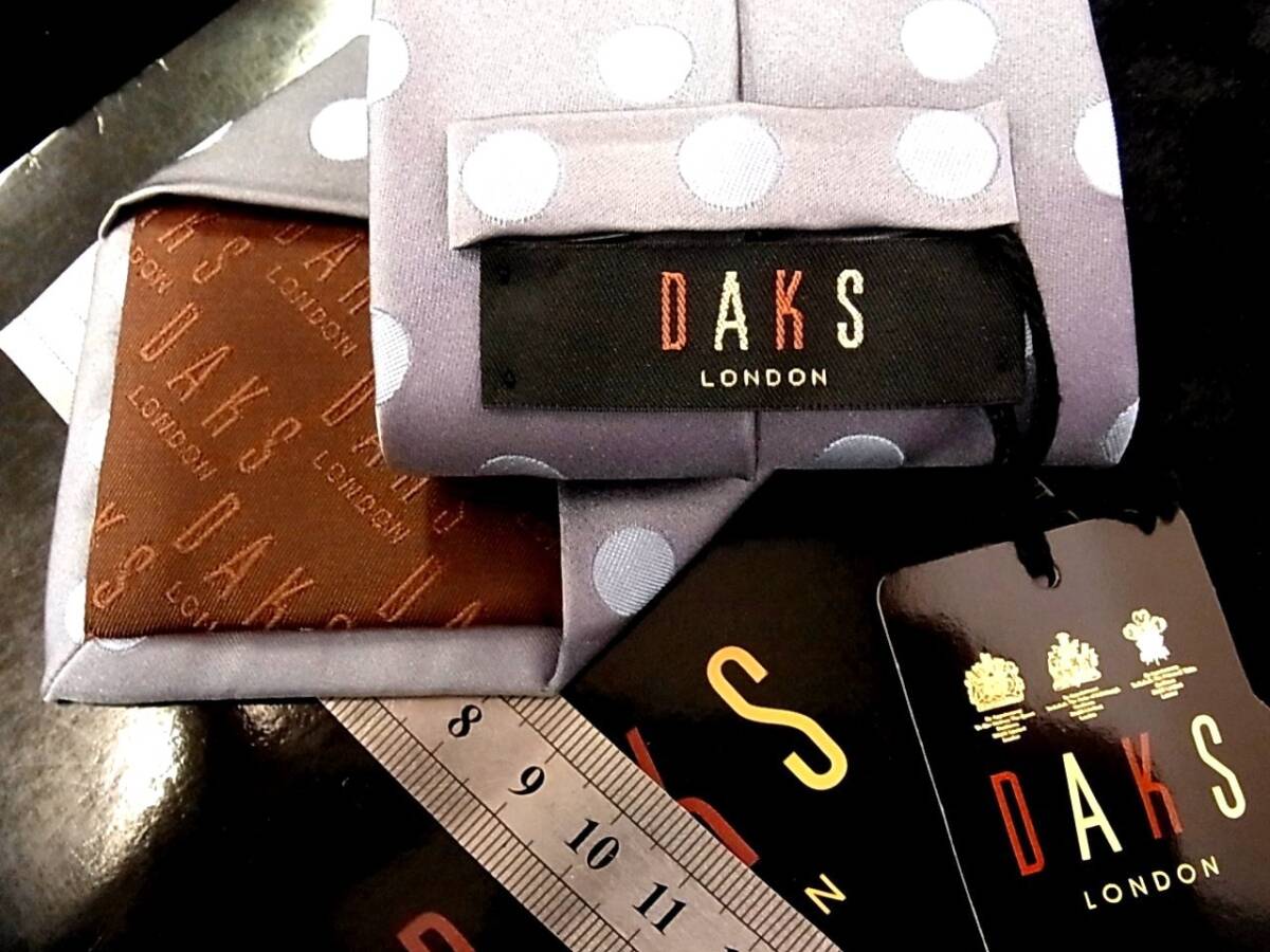 ♪:.*:1908【未使用 タグ付】【DAKS】ダックスのネクタイ拍卖