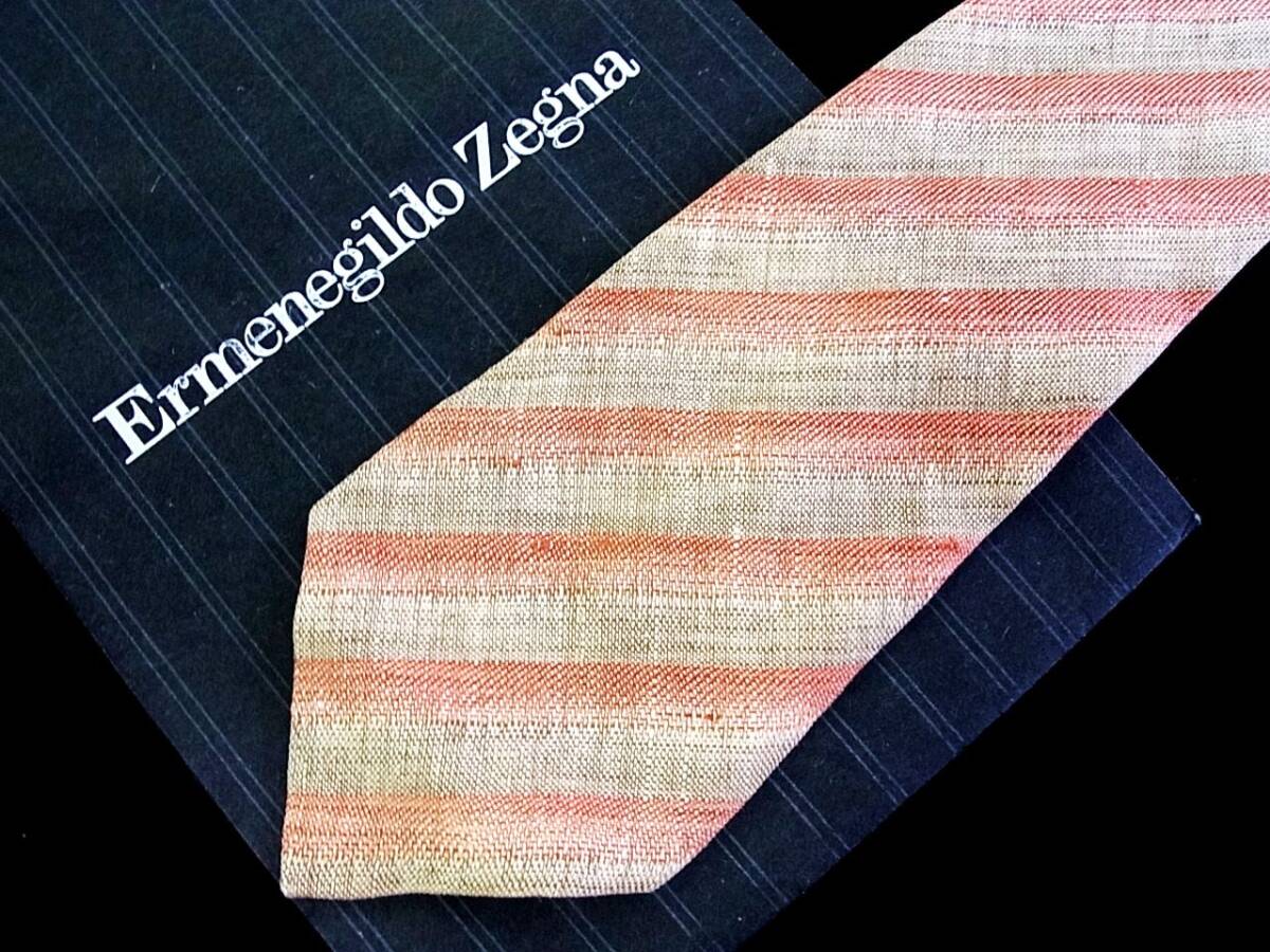★*:.*:【美品】WL1189☆エルメネジルド ゼニア【Ermenegildo Zegna】ネクタイ拍卖