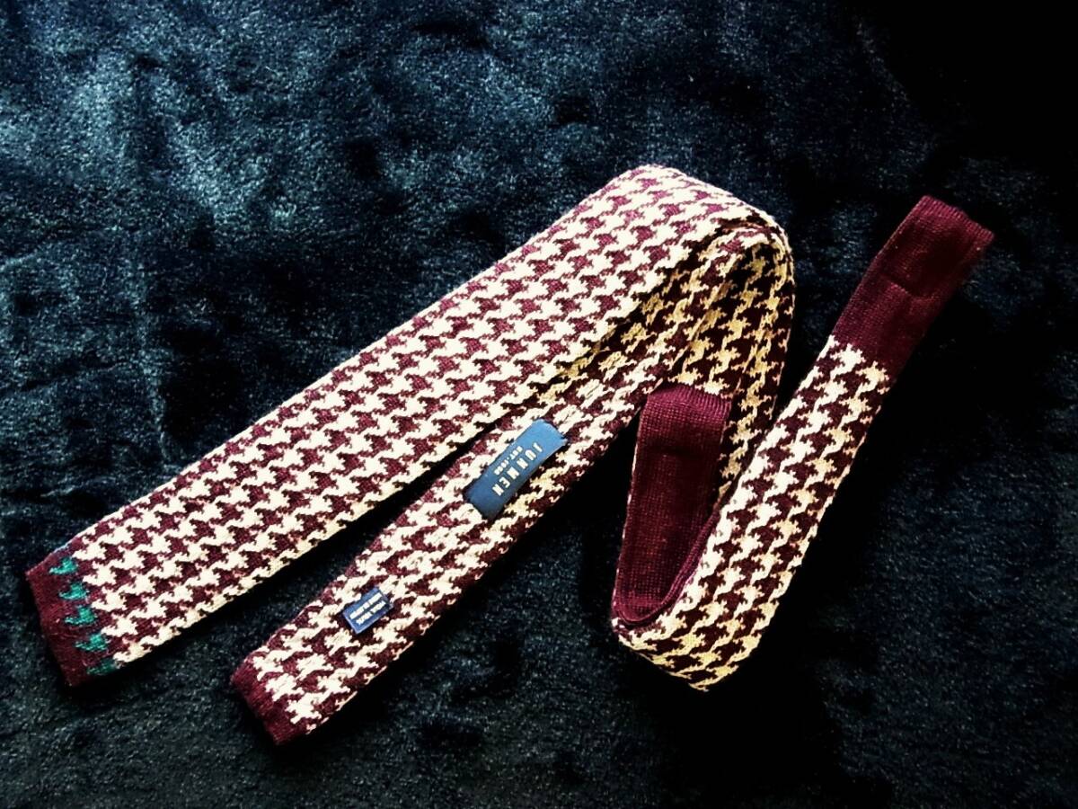 ★*:.*:【美品】WL0895☆【ウール100%】ジュンメン【JUN MEN】ネクタイ拍卖