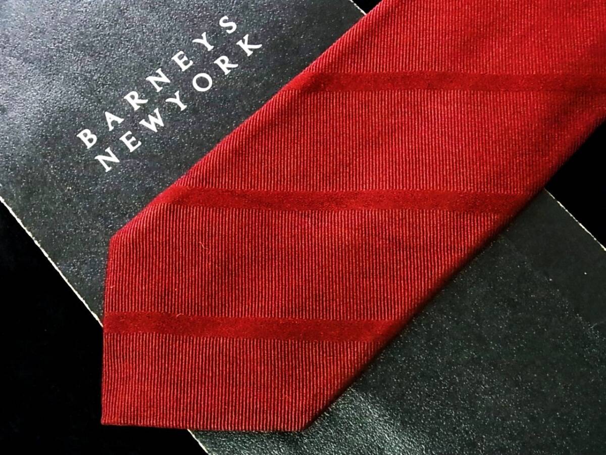 ♪*:.*:№Y7963【美品】バーニーズニューヨーク【ストライプ】ネクタイ拍卖