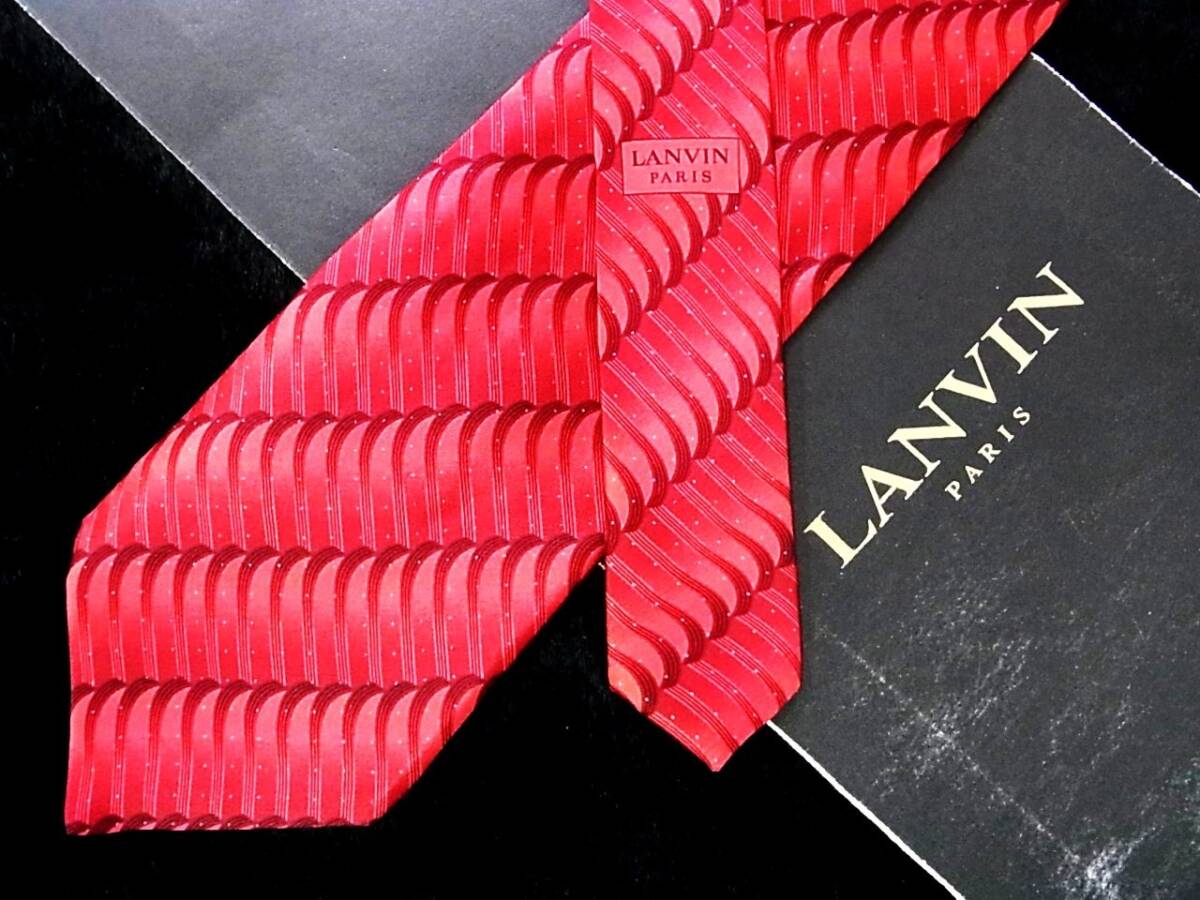 ♪*:.*:№Y7912【美品】ランバン【LANVIN】ネクタイ拍卖