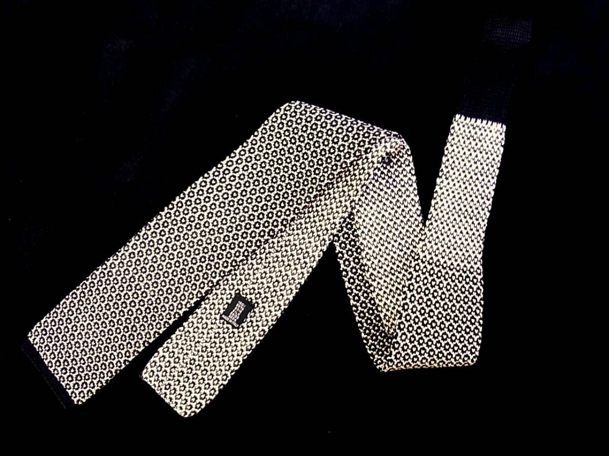 ★*:.*:【ニットタイ】0485美品★麻布テーラー【azabu tailor】ネクタイ拍卖