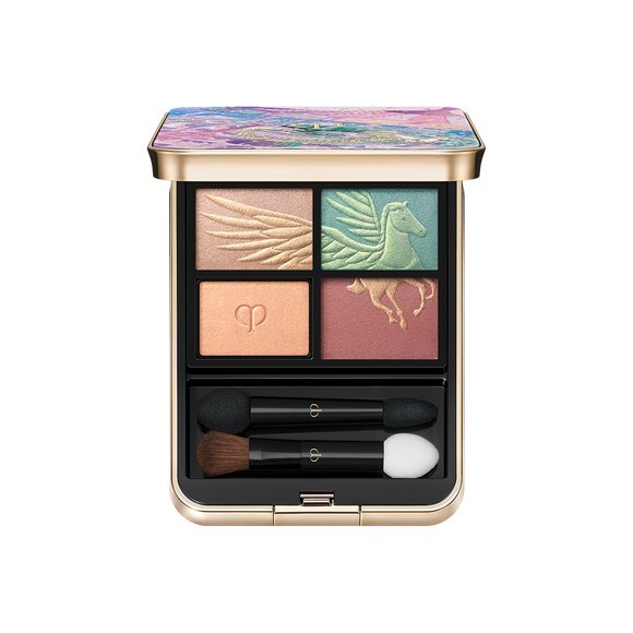 資生堂 クレ・ド・ポーボーテ 昨季新品 限定 オンブルクルールクアドリ #502 4色アイシャドウパレット Wings of Wonder ブラウングリーン拍卖