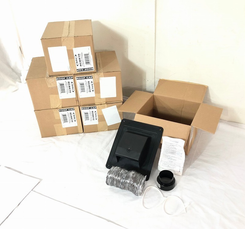 【米軍放出品】☆未使用品 換気ファンベントキット レンジフードルーフキャップ 6セット AirKing RCB810 (180)☆CJ30P拍卖