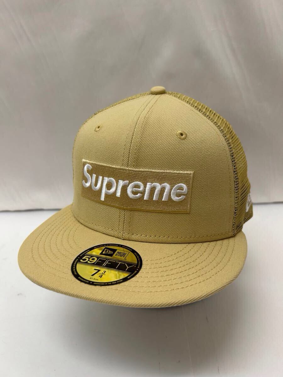 20241019【SUPREME ×NEWERA】 シュプリーム×ニューエラ Box Logo Mesh Back Cap ボックスロゴメッシュバックキャップ 7 3/4拍卖