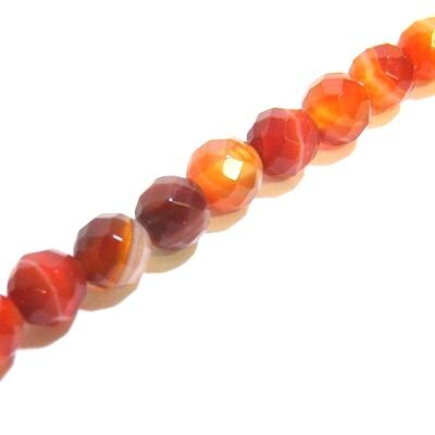 【AFP】 カーネリアン カットビーズ 6mm 1連 約39cm 8-c6拍卖