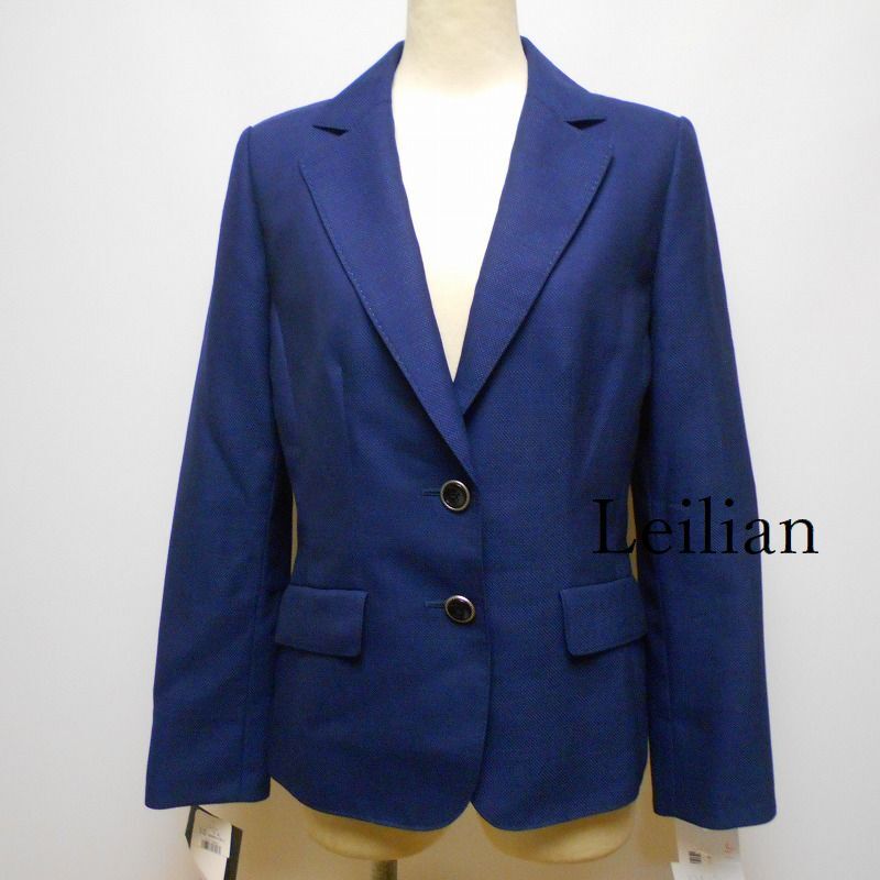 910686 Leilian レリアン CANONICO カノニコ 紺系 ジャケット 7拍卖