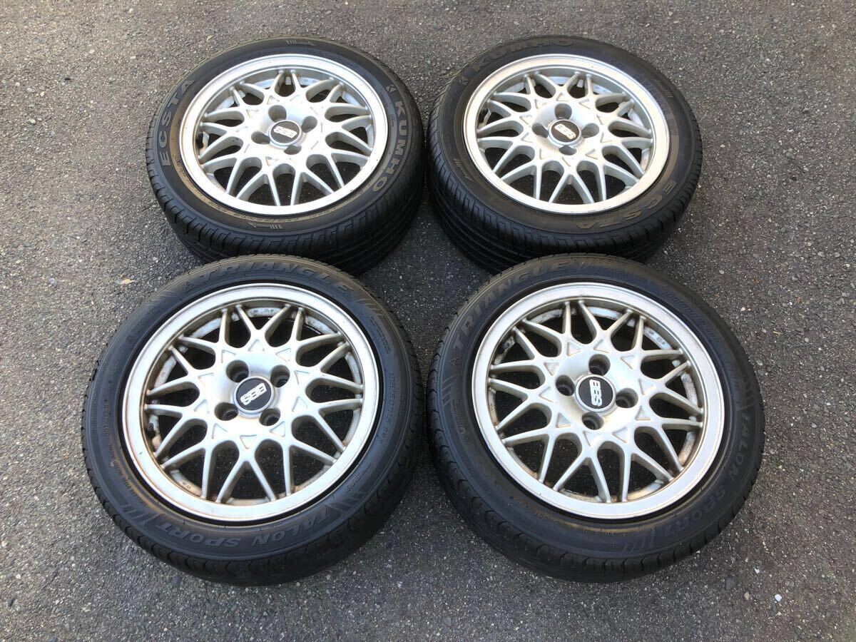BBS 452 15インチ 6.5J +40 4穴 PCD100 195/50R15 ヤリス タント ムーブ ミラ ジーノ コペン ハイゼット アルト ラパン ワゴンR キャリイ拍卖