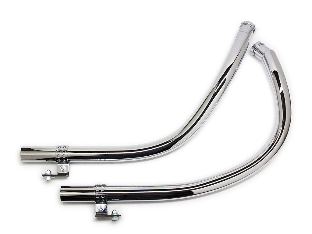 MOTOR ROCK スポーツスター XL'07-'13 オールドスタイル手曲げマフラー クローム (MR-EX160C)拍卖