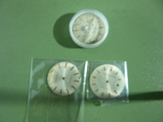 A5◆セイコー 文字盤 腕時計文字盤 昭和レトロ アンティーク 文字盤 時計 部品 パーツ まとめ 3点セット/◆送料全国一律¥180円◆ロ1拍卖
