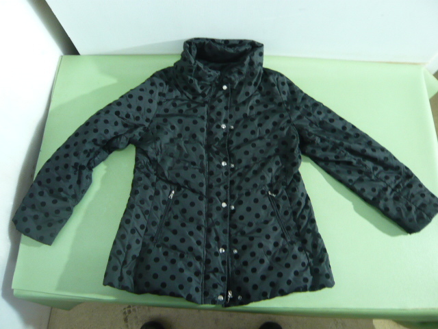 A13◆ダウン コート レディース 女性コード ダウン80% ブラック レディース M◆中古美品◆ロ1拍卖