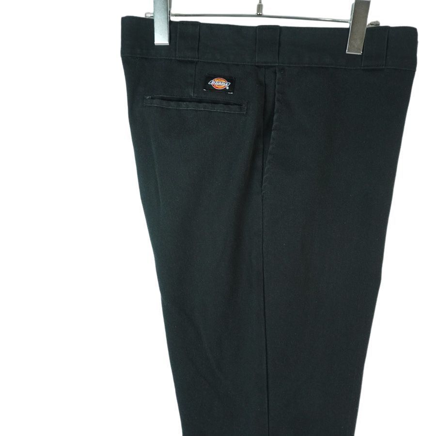 Dickiesディッキーズ874ワークパンツツイル生地タグワンポイント黒ブラック無地originalfitオリジナルフィットvintageヴィンテージ40308拍卖