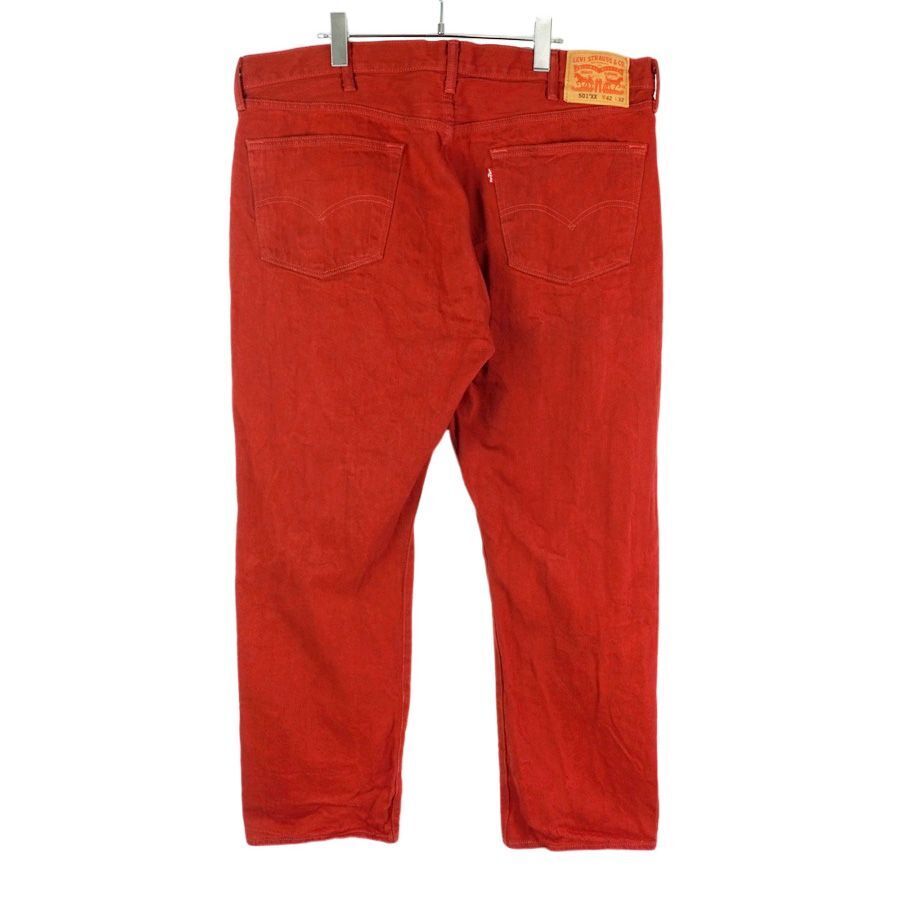 Levi'sリーバイス501XXカラーデニムパンツ赤レッドボタンフライ赤タブY2Kヴィンテージvintage40314拍卖