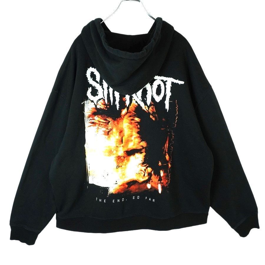 スリップノットSlipknotプルオーバーパーカーフーディロックバンドアーティスト両面プリント大判プリントデカプリント黒ブラック40401拍卖