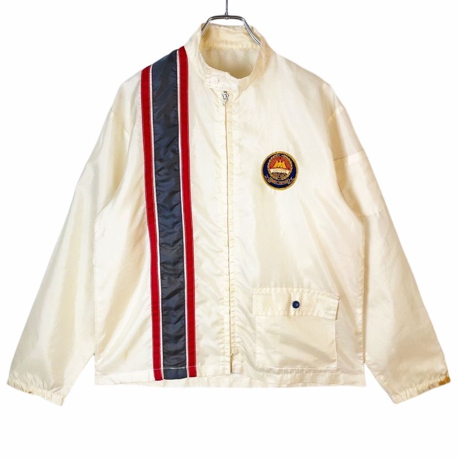 70s~ヴィンテージvintageナイロンジャケットレーシングジャケットスイングトップドックイヤーカラーTALONZIPロケットタロンジップ40619拍卖