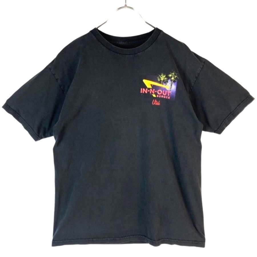 イン・アンド・アウト・バーガーIn-N-Out Burgerイナナウト半袖TシャツアドバタイジングT企業系ハンバーガーファストフード40614拍卖