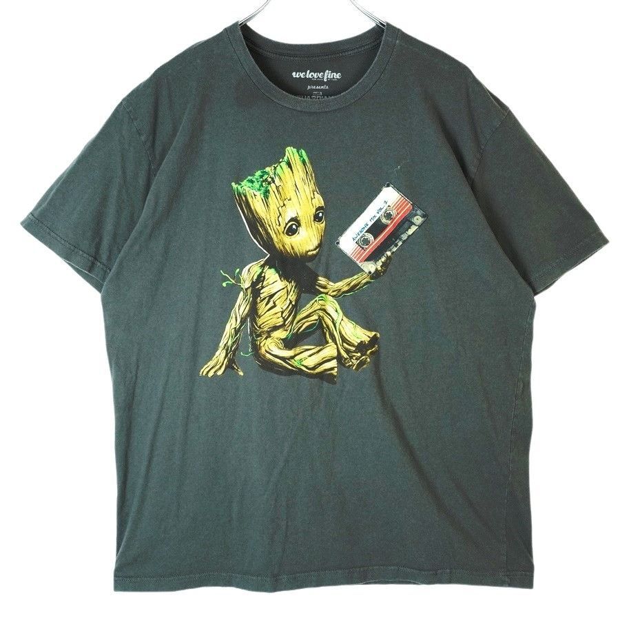 ガーディアンズ・オブ・ギャラクシーGuardians of the GalaxyキャラクターTシャツ映画TムービーTキャラ物グルートGrootマーベルMARVEL40323拍卖