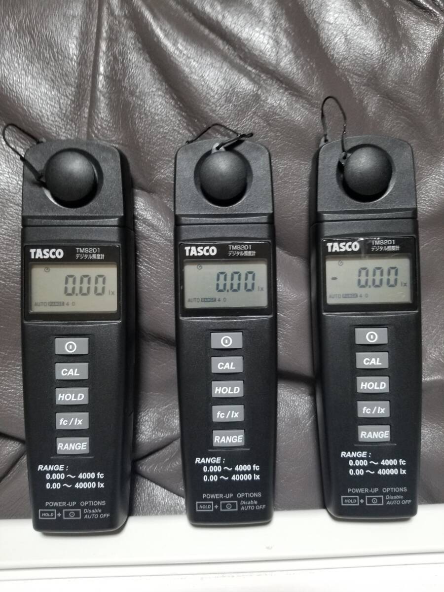TASCO デジタル照度計 TMS201 3台セット拍卖