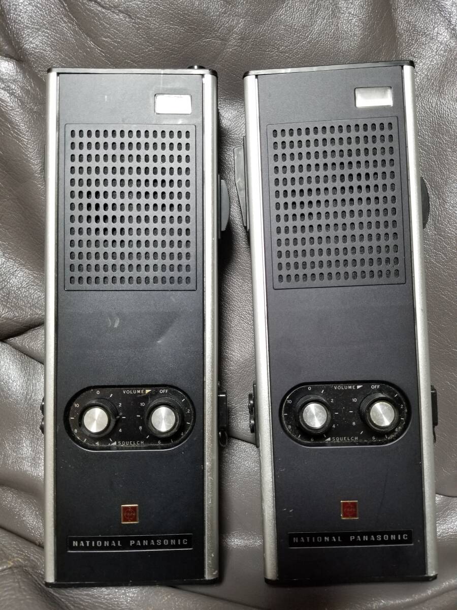 National RJ-20型 ナショナルトランシーバー500mW 2ch 昭和40年製拍卖