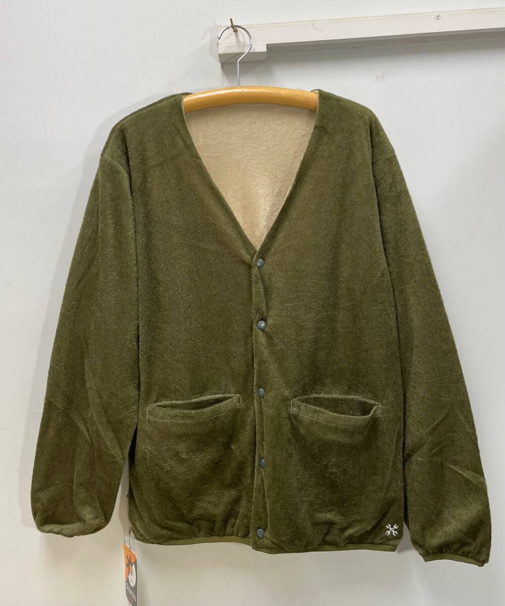 BLUCO(ブルコ)『REVERSIBLE CARDIGAN』OLIVE拍卖