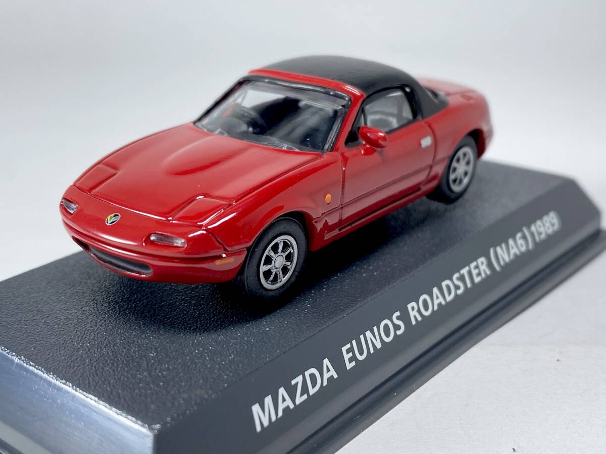 コナミ 1/64 Car of the 80's EDITION BLUE マツダ ユーノスロードスター レッド拍卖
