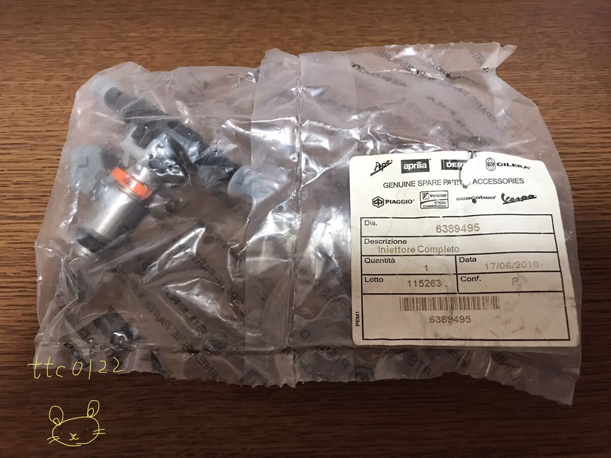 未使用 PIAGGIO aprilia Vespa DERBI 純正部品 パーツNo.6389495 【インジェクター】拍卖
