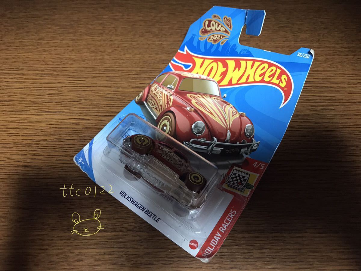 未使用(パッケージ痛み) Hot Wheels(ホットウィール) Volkswagen BEETLE HOLIDAY RACERS(フォルクスワーゲン ビートル ホリデイ レーサー)拍卖