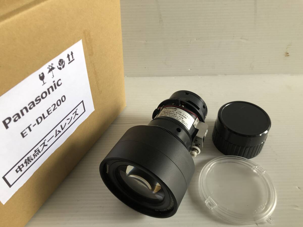 PANASONIC プロジェクター 用 中焦点ズームレンズ ET-DLE200 日本製 PT-D5700 PT-DW5100 TH-D5500 TH-D5600 など対応拍卖