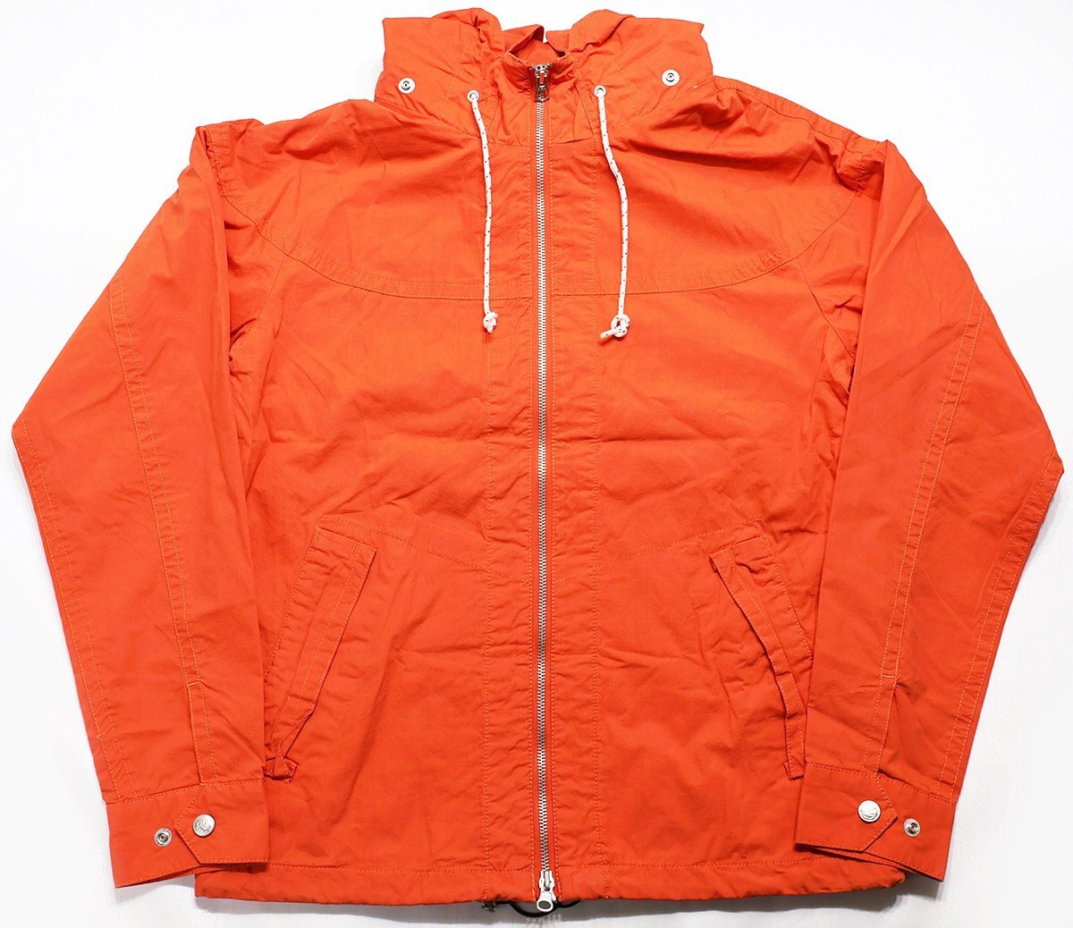 EDITOR'S (エディターズ) Full Zip Hoodie / フルジップパーカー #500232 美品 オレンジ size M / ブルゾン / ジャケット拍卖