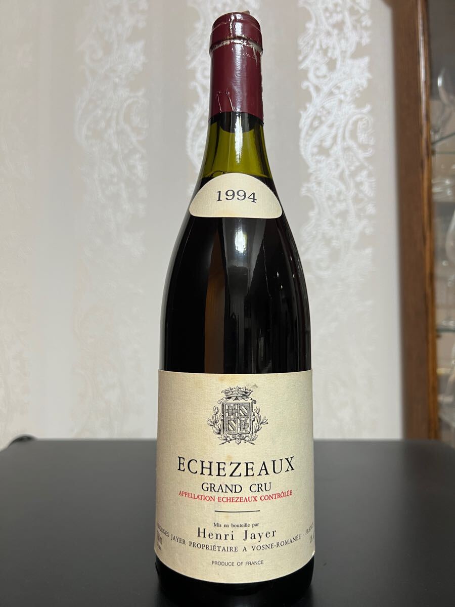 アンリ・ジャイエ Henri Jayer エシェゾーグランクリュ 1994 750ml ブルゴーニュ ワイン 赤ワインセラー保存 未開封 拍卖