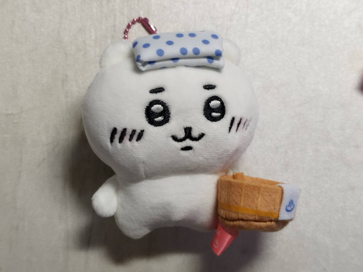 中古品 ちいかわ ちいかわ(温泉) ぬいぐるみキーチェーン 温泉地限定拍卖