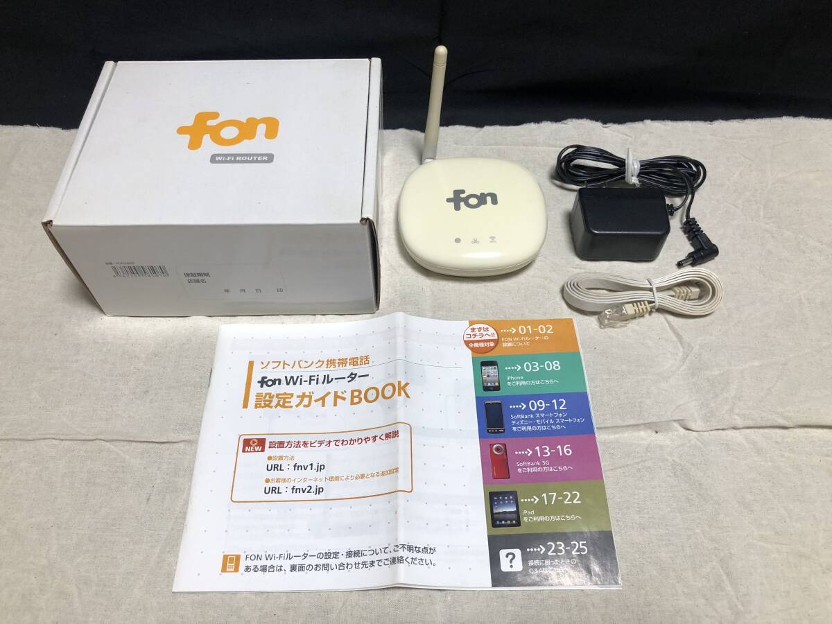 fon Wi-Fi ルーター ソフトバンク 中古品拍卖