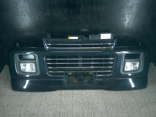 ☆ エブリィ ワゴン DA62W フロントバンパー ZJ3 フォグ付 スポイラー付 71711-63H10-799 エブリー ジョイポップ拍卖